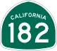 State Route 182 marker