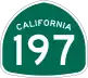 State Route 197 marker