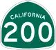 State Route 200 marker