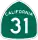 State Route 31 marker