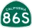 State Route 86S marker