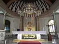 The main altar of San Roque Cathedral