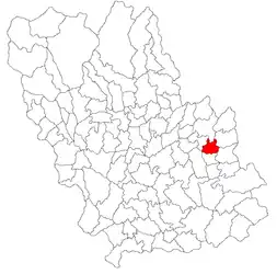 Location in Prahova County