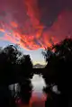 Sunset over the River Cam