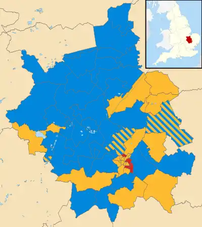 2005 results map