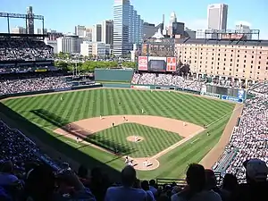 Image 1Oriole Park at Camden Yards, home of the Baltimore Orioles (from Maryland)