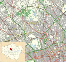 Royal Free Hospital is located in London Borough of Camden