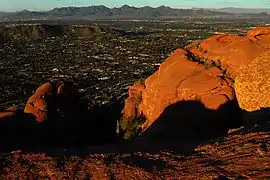 View along the trail