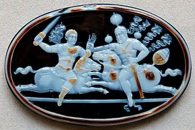 Cameo with Valerian and Shapur I