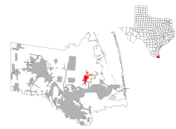 Location of Bayview, Texas