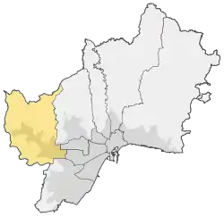 Location of Campanillas