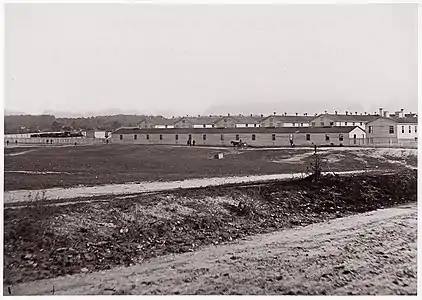 General view of the Campbell Hospital during the Civil