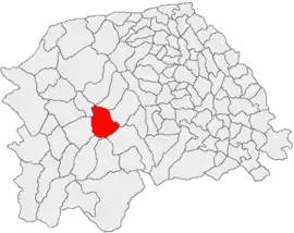 Location in Suceava County