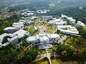 Aerial view of Campus