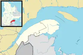 Sainte-Anne-des-Monts is located in Eastern Quebec