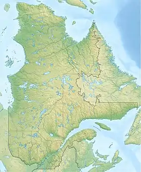 Girouard Lake is located in Quebec