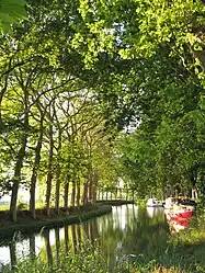 Canal du Midi in Colombiers