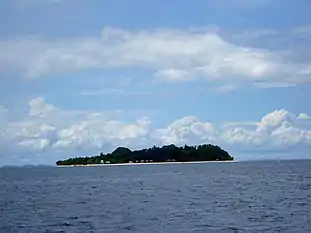 It's 20 minutes away from the port of Matalom, Leyte via ferryboat.