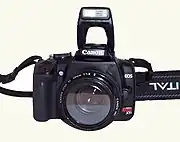 A Canon EOS 400D with the EF 50 mm f/1.8 II lens