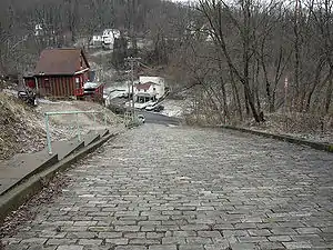 Looking down Canton Avenue, Pittsburgh, Pennsylvania