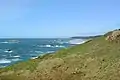 Cape Blanco looking north towards Gulf Rock, Castle Rock and Floras Lake State Park