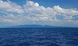 View of Cape Espiritu Santo from the Pacific Ocean