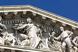 United States Capitol (1916), Washington, D.C.: House of Representatives pedimental sculpture