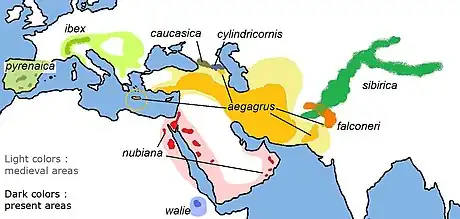 Map of range