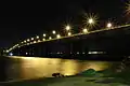 Captain Cook Bridge taken from Taren Point end at night