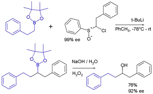 Insertion of carbenoid into C-B bond