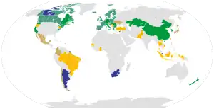 Carbon taxes and emission trading worldwide