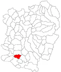 Location in Caraș-Severin County