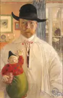 Self-portrait, oil on canvas, 1906