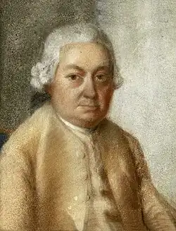 Pastel portrait of C.P.E. Bach, Hamburg, c 1780