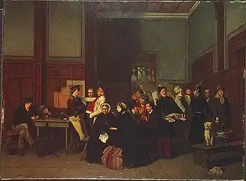 Third-class waiting room II (1865)