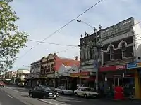 Main shopping strip, Carlisle Street