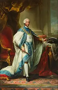 King Carlos III, Wearing the uniform of his Order