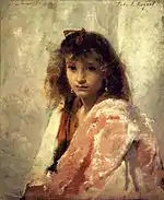 John Singer SargentCarmela BertagnaOil on canvas, 1879