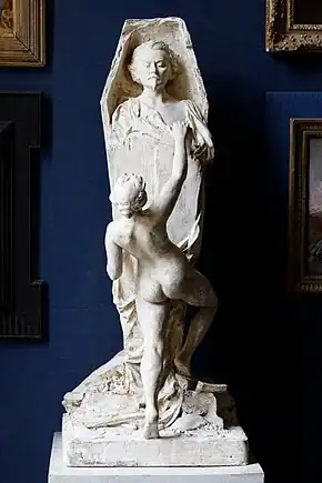 Monument to Villiers de l'Isle Adam (1906), plaster, Paris, musée Carnavalet.