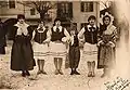 Carnival in the square of Azeglio, near Ivrea, 1929