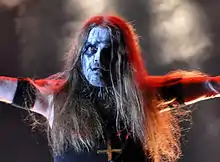 Nattefrost performing at the Party.San Metal Open Air in Germany, in 2013