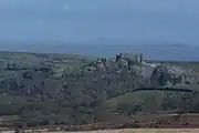 View over the whole rocky outcrop