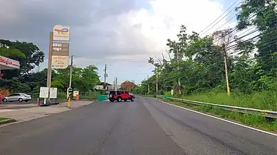 Puerto Rico Highway 102 between Santana and Rayo barrios