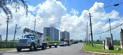 Northern terminus at PR-165 junction, looking south