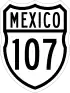 Federal Highway 107 shield