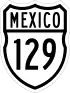 Federal Highway 129 shield