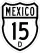 Federal Highway 15D shield