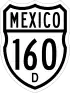 Federal Highway 160D shield