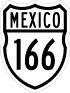 Federal Highway 166 shield