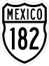 Federal Highway 182 shield